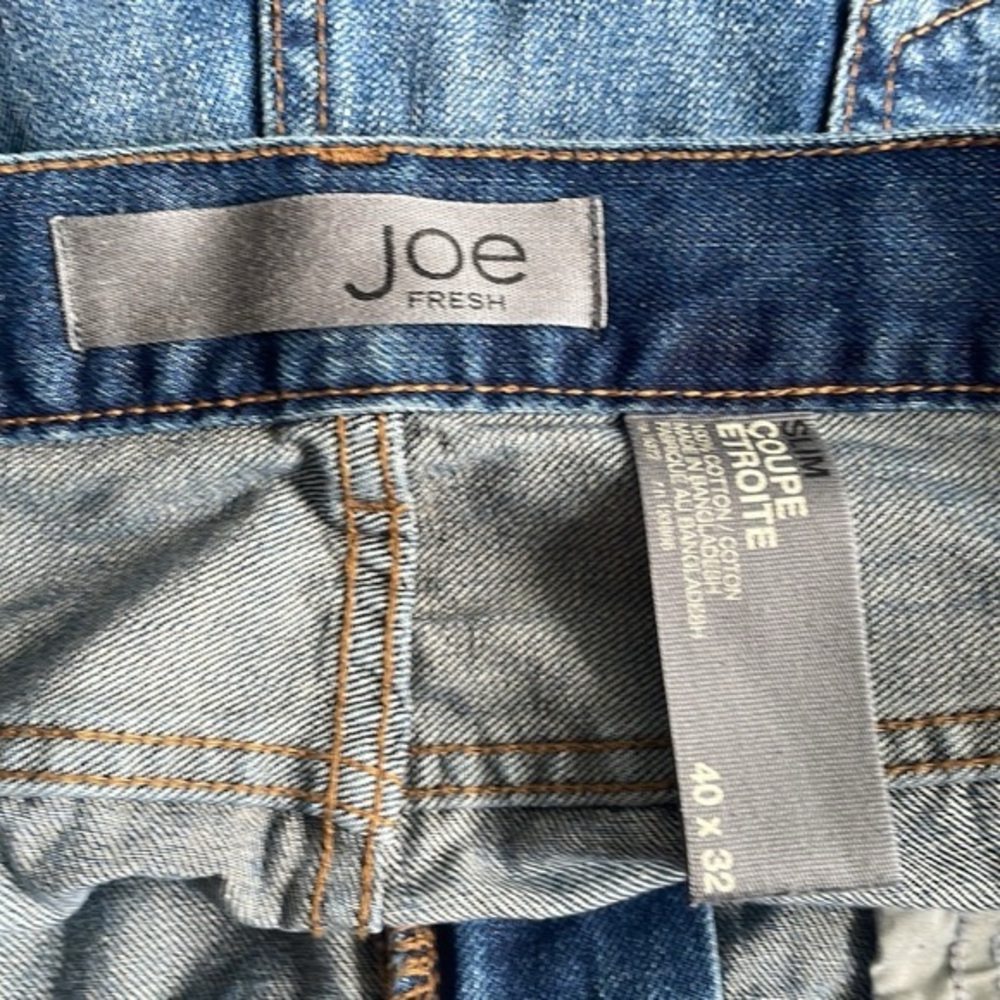 Joe Fresh Slim Jeans 40 x 32 - Picture 3 of 5